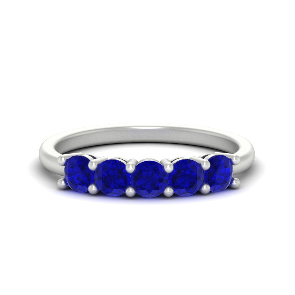 1-carat-5-stone-anniversary-sapphire-wedding-ring-band-in-white-gold-FDENS141ROBGSABL-1.00CT-NL-WG