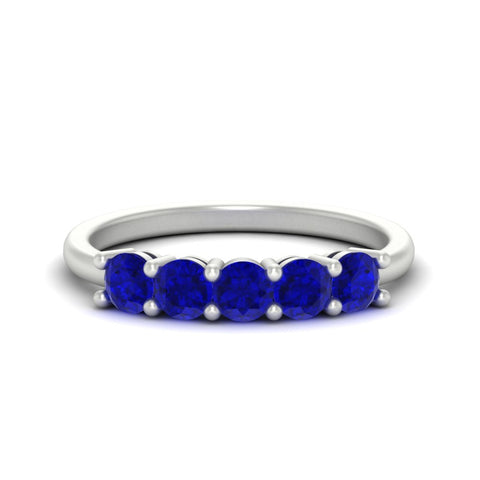 1-carat-5-stone-anniversary-sapphire-wedding-ring-band-in-white-gold-FDENS141ROBGSABL-1.00CT-NL-WG