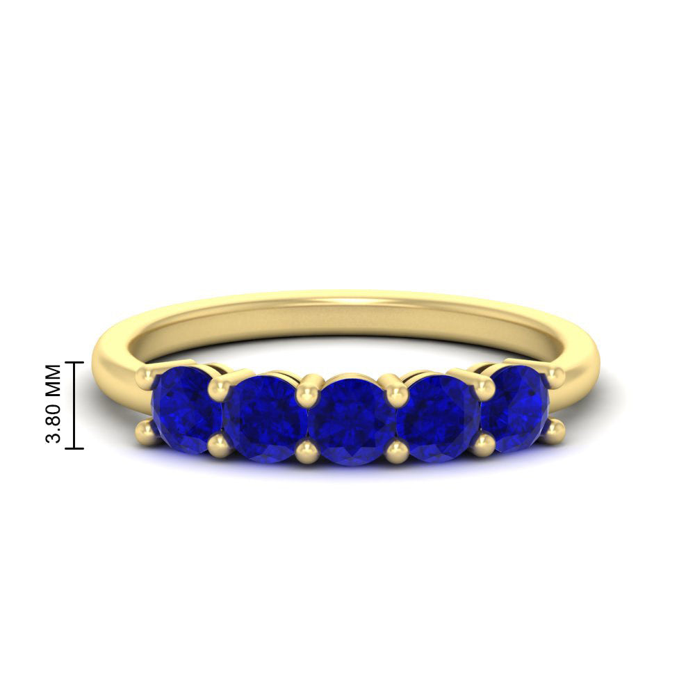 1-carat-5-stone-anniversary-sapphire-wedding-ring-band-in-yellow-gold-FDENS141ROBGSABL-1.00CT-NL-YG-HW