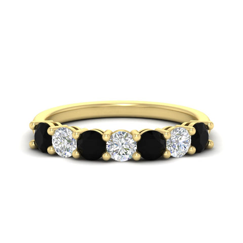 1-carat-7-round-black-diamond-anniversary-band-ring-in-yellow-gold-FD8008B7GBLACK-1.00CT-NL-YG