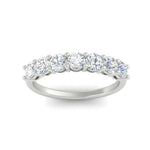 Load image into Gallery viewer, 1-carat-7-round-diamond-anniversary-band-ring-in-white-gold-FD8008B7ANGLE5-1.00CT-NL-WG
