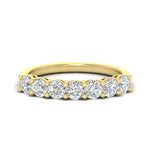 Load image into Gallery viewer, 1-carat-7-round-diamond-anniversary-band-ring-in-yellow-gold-FD8008B7-1.00CT-NL-YG
