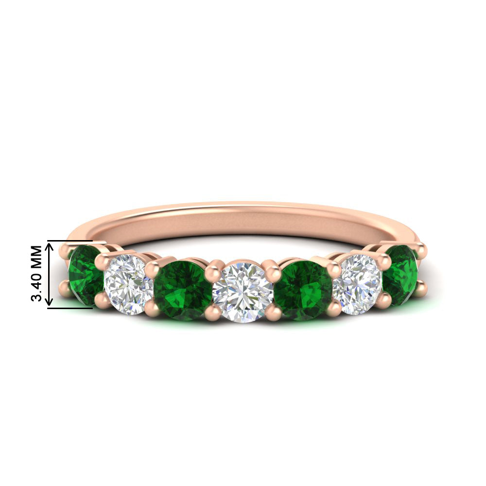 1-carat-7-round-emerald-anniversary-band-ring-in-rose-gold-FD8008B7GEMGR-1.00CT-NL-RG-HW