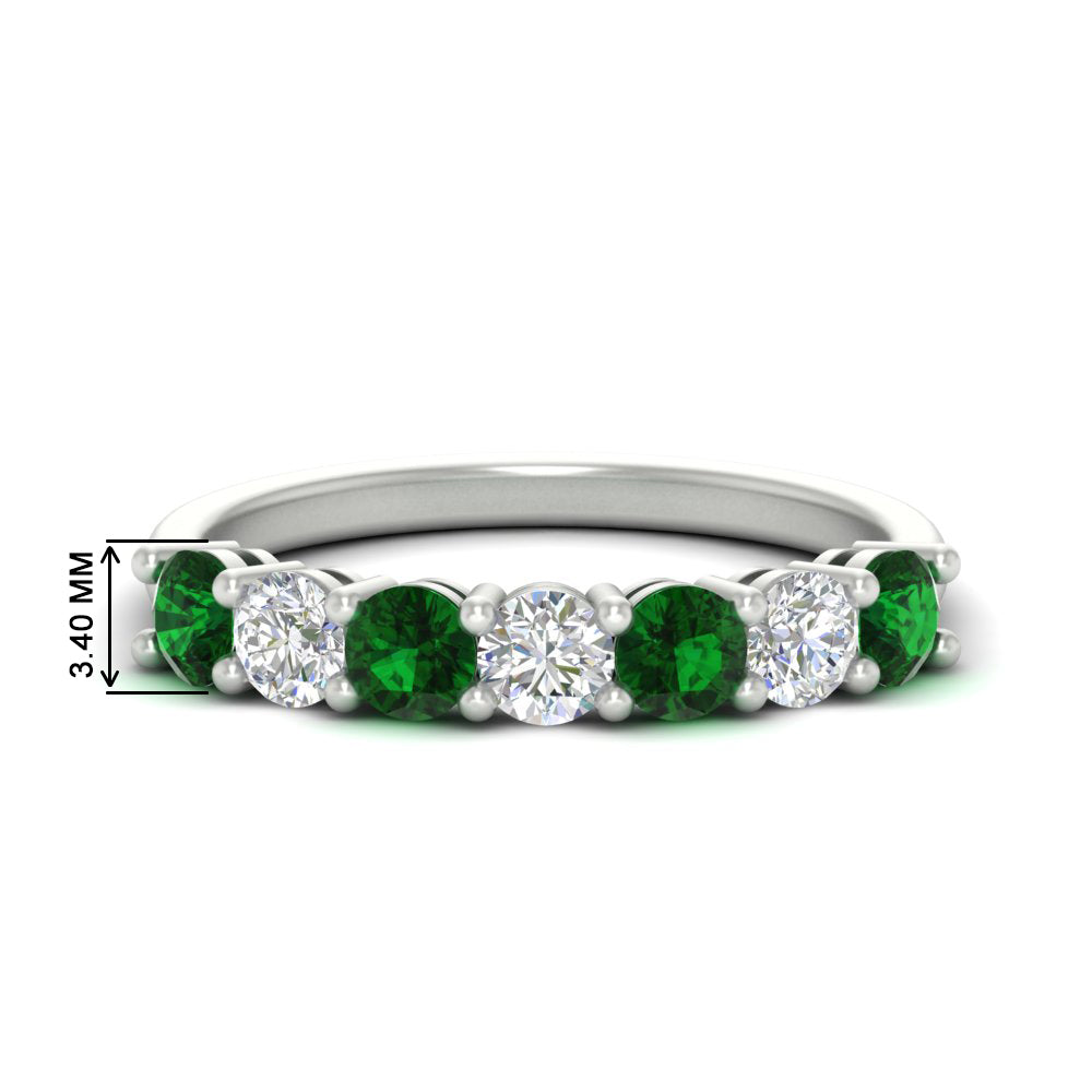 1-carat-7-round-emerald-anniversary-band-ring-in-white-gold-FD8008B7GEMGR-1.00CT-NL-WG-HW