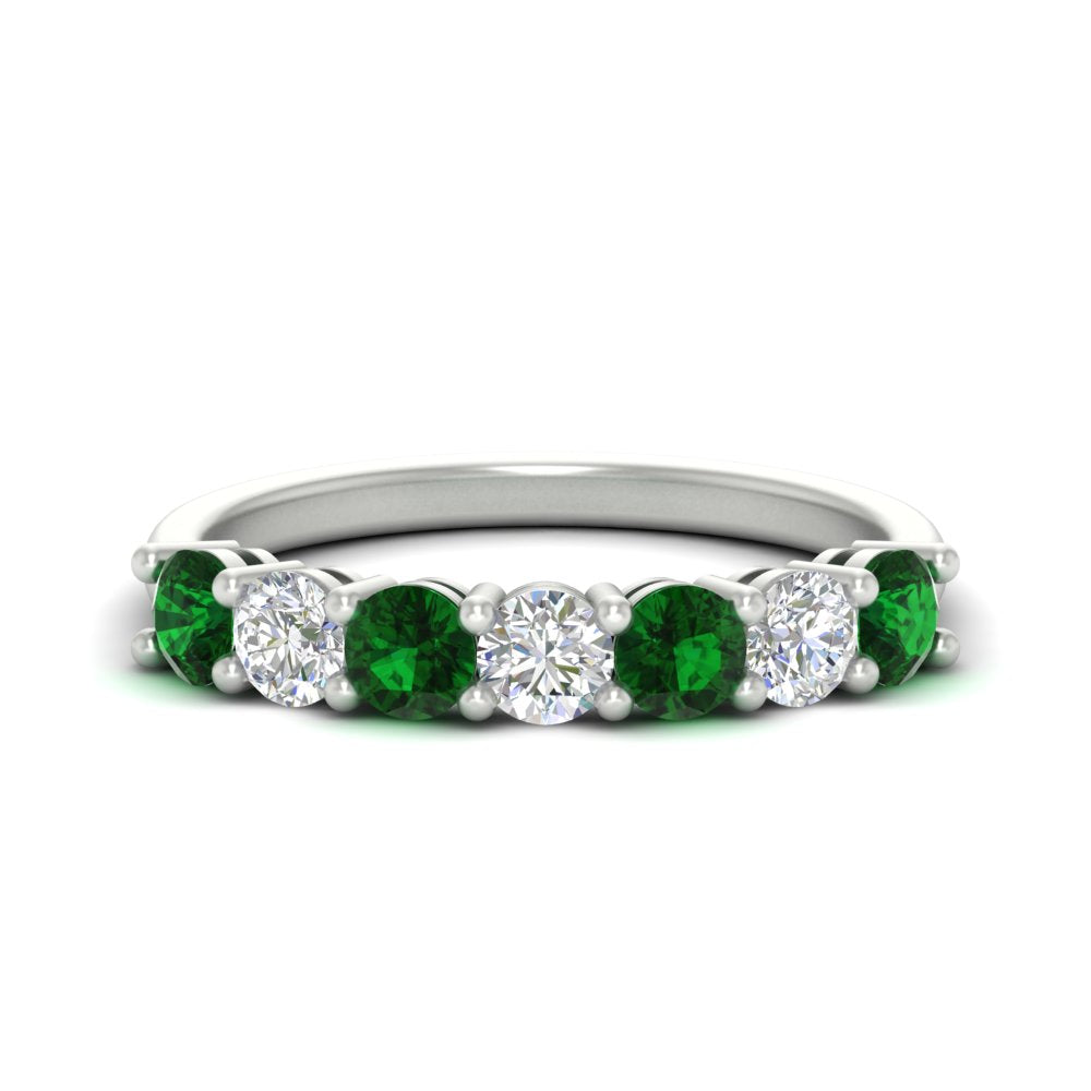 1-carat-7-round-emerald-anniversary-band-ring-in-white-gold-FD8008B7GEMGR-1.00CT-NL-WG