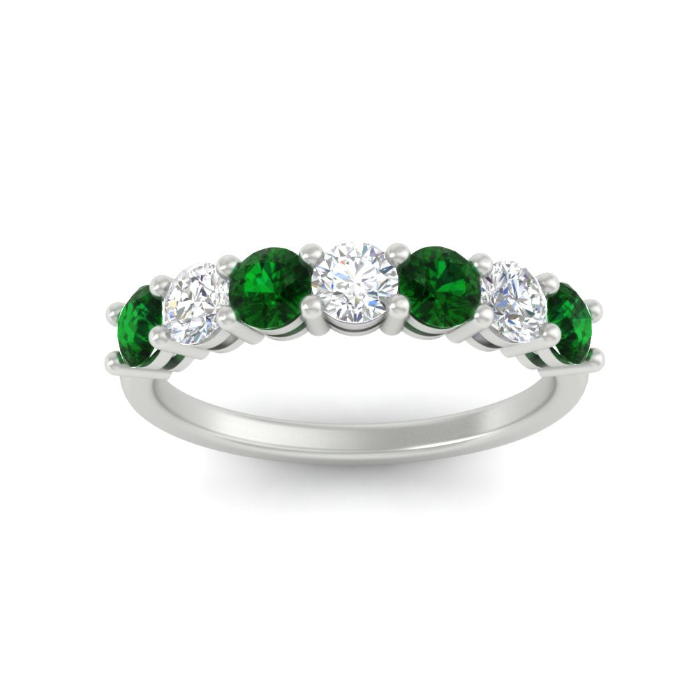 1-carat-7-round-emerald-anniversary-band-ring-in-white-gold-FD8008B7GEMGRANGLE5-1.00CT-NL-WG