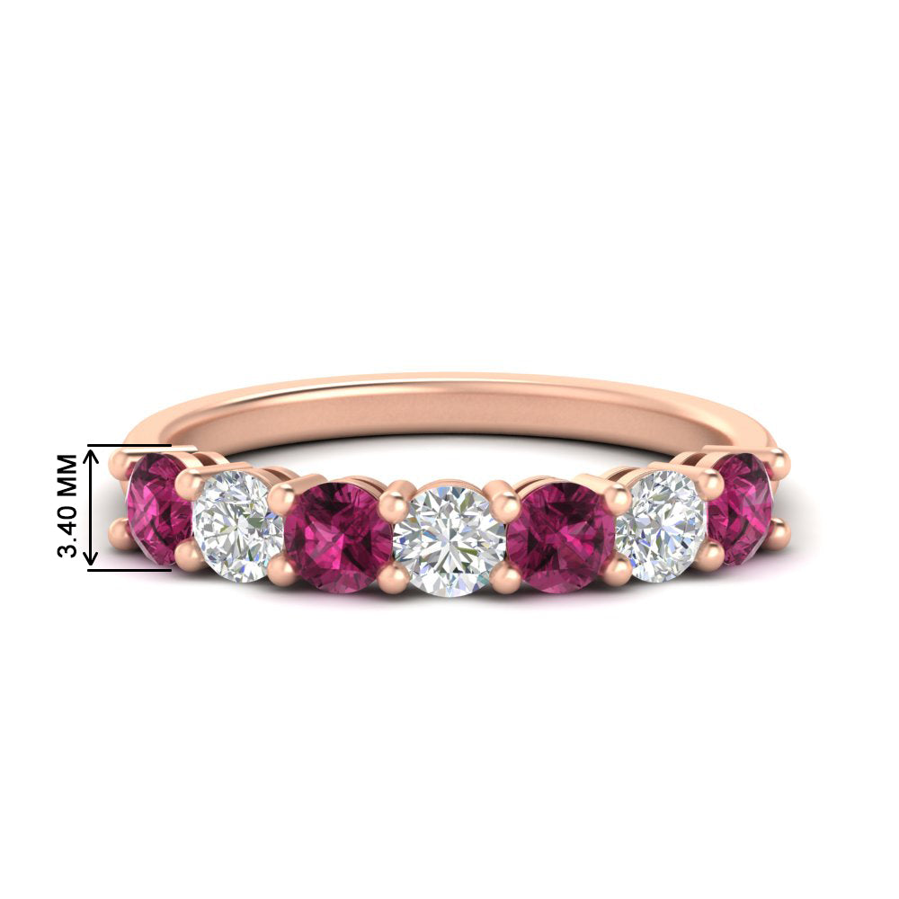 1-carat-7-round-pink-sapphire-anniversary-band-ring-in-rose-gold-FD8008B7GSADRPI-1.00CT-NL-RG-HW