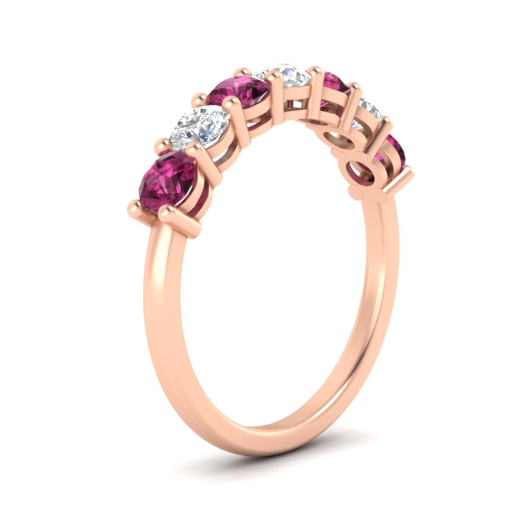 1-carat-7-round-pink-sapphire-anniversary-band-ring-in-rose-gold-FD8008B7GSADRPIANGLE2-1.00CT-NL-RG