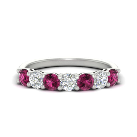 1-carat-7-round-pink-sapphire-anniversary-band-ring-in-white-gold-FD8008B7GSADRPI-1.00CT-NL-WG