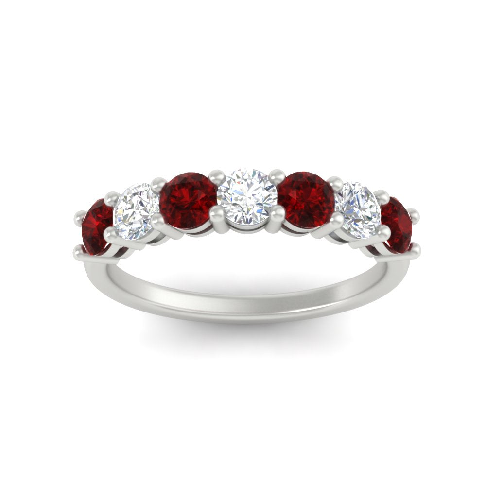 1-carat-7-round-ruby-anniversary-band-ring-in-white-gold-FD8008B7GRUDRANGLE5-1.00CT-NL-WG