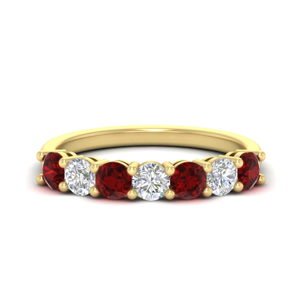 1-carat-7-round-ruby-anniversary-band-ring-in-yellow-gold-FD8008B7GRUDR-1.00CT-NL-YG