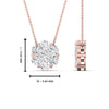 Load image into Gallery viewer, 1-Carat-7-Stone-Flower-Diamond-2-Tone-Pendant-In-FDPD10840-1.0CT