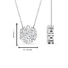 Load image into Gallery viewer, 1-carat-round-cut-diamond-7-stone-cluster-flower-women-pendant-in-fdpd10840-1-00-ct-fancy-1-wg