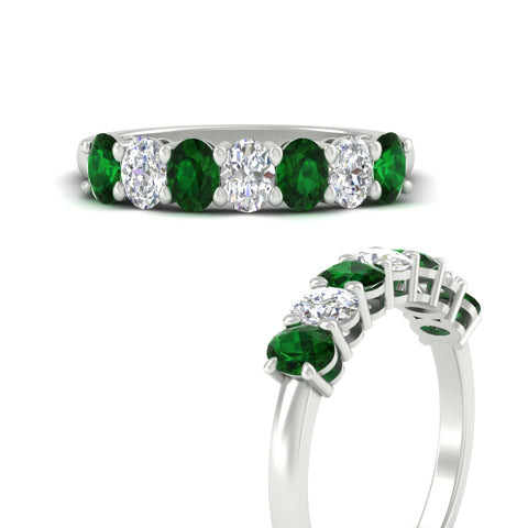 1-carat-7-stone-oval-emerald-classic-wedding-band-in-white-gold-fdwb8008ovgemgrangle3-1.00ct-nl-wg.jpg