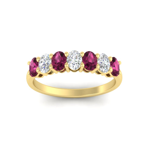 1-carat-7-stone-oval-pink-sapphire-classic-wedding-band-in-yellow-gold-fdwb8008ovgsadrpiangle5-1.00ct-nl-yg.jpg