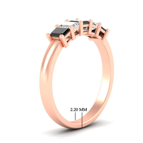 1-carat-Five-stone-emerald-cut-black-diamond-anniversary-band-in-rose-gold-fdwb8008emblackangle2-1.00ct-nl-rg-hw