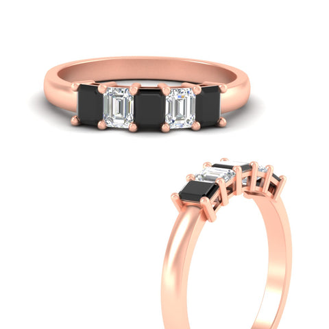 1-carat-Five-stone-emerald-cut-black-diamond-anniversary-band-in-rose-gold-fdwb8008emblackangle3-1.00ct-nl-rg