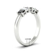 Load image into Gallery viewer, 1-carat-Five-stone-emerald-cut-black-diamond-anniversary-band-in-white-gold-fdwb8008emblackangle2-1.00ct-nl-wg-hw