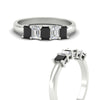 Load image into Gallery viewer, 1-carat-Five-stone-emerald-cut-black-diamond-anniversary-band-in-white-gold-fdwb8008emblackangle3-1.00ct-nl-wg