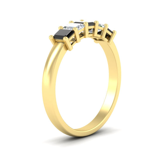 1-carat-Five-stone-emerald-cut-black-diamond-anniversary-band-in-yellow-gold-fdwb8008emblackangle2-1.00ct-nl-yg