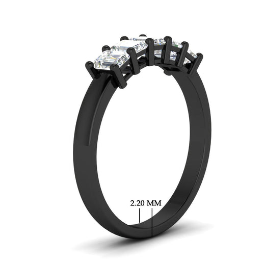 1-carat-Five-stone-emerald-cut-diamond-anniversary-band-in-black-gold-fdwb8008emangle2-1.00ct-nl-bg-hw