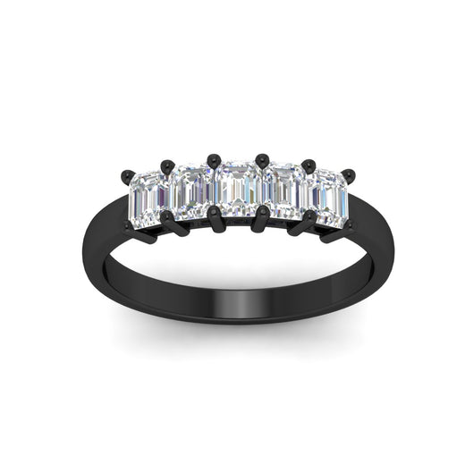 1-carat-Five-stone-emerald-cut-diamond-anniversary-band-in-black-gold-fdwb8008emangle5-1.00ct-nl-bg
