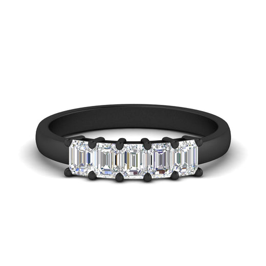1-carat-Five-stone-emerald-cut-diamond-anniversary-band-in-black-gold-fdwb8008emsleep-1.00ct-nl-bg