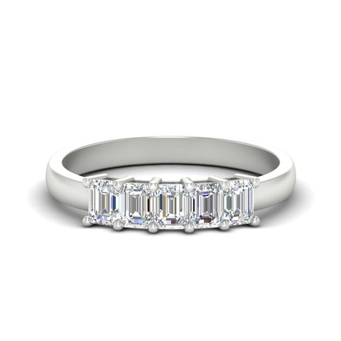 1-carat-Five-stone-emerald-cut-diamond-anniversary-band-in-platinum-fdwb8008emsleep-1.00ct-nl-wg