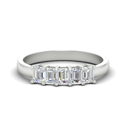 1-carat-Five-stone-emerald-cut-diamond-anniversary-band-in-platinum-fdwb8008emsleep-1.00ct-nl-wg