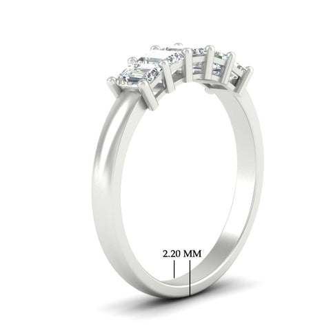 1-carat-Five-stone-emerald-cut-diamond-anniversary-band-in-white-gold-fdwb8008emangle2-1.00ct-nl-wg-hw