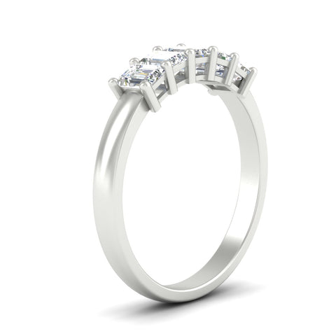 1-carat-Five-stone-emerald-cut-diamond-anniversary-band-in-white-gold-fdwb8008emangle2-1.00ct-nl-wg