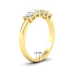 Load image into Gallery viewer, 1-carat-Five-stone-emerald-cut-diamond-anniversary-band-in-yellow-gold-fdwb8008emangle2-1.00ct-nl-yg-hw