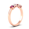 Load image into Gallery viewer, 1-carat-Five-stone-emerald-cut-pink-sapphire-anniversary-band-in-rose-gold-fdwb8008emgsadrpiangle2-1.00ct-nl-rg