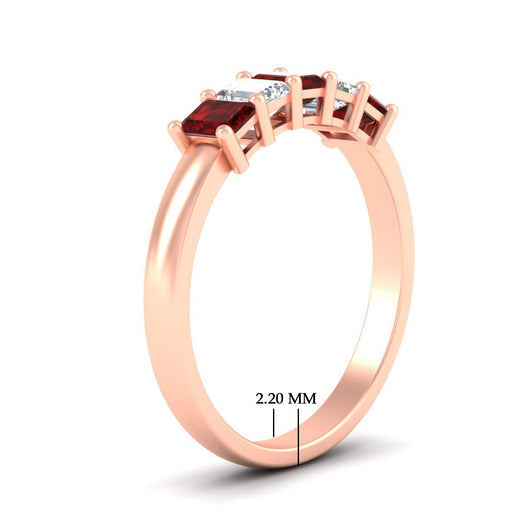 1-carat-Five-stone-emerald-cut-ruby-anniversary-band-in-rose-gold-fdwb8008emgrudrangle2-1.00ct-nl-rg-hw