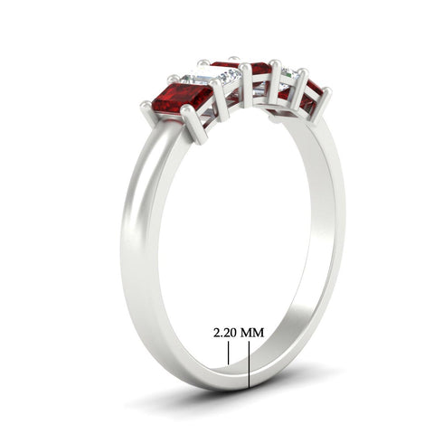 1-carat-Five-stone-emerald-cut-ruby-anniversary-band-in-white-gold-fdwb8008emgrudrangle2-1.00ct-nl-wg-hw