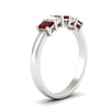 Load image into Gallery viewer, 1-carat-Five-stone-emerald-cut-ruby-anniversary-band-in-white-gold-fdwb8008emgrudrangle2-1.00ct-nl-wg