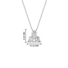 Load image into Gallery viewer, 1-carat-anniversary-gift-round-diamond-3-stone-pendant-in-FDPD1129-1.00CT-NL-WG