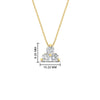 Load image into Gallery viewer, 1-carat-anniversary-gift-round-diamond-3-stone-pendant-in-FDPD1129-1.00CT-NL-YG