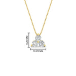 Load image into Gallery viewer, 1-carat-anniversary-gift-round-diamond-3-stone-pendant-in-FDPD1129-1.00CT-NL-YG
