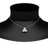 Load image into Gallery viewer, 1-carat-anniversary-gift-round-diamond-3-stone-pendant-in-FDPD1129-1.00CT-NL-YG
