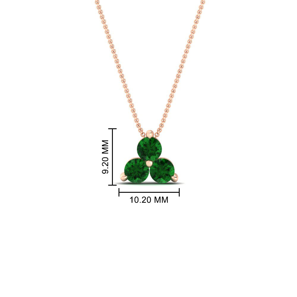 1-carat-anniversary-gift-round-emerald-3-stone-pendant-in-FDPD1129GEMGR-1.00CT-NL-RG