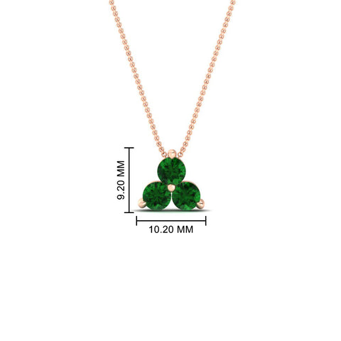 1-carat-anniversary-gift-round-emerald-3-stone-pendant-in-FDPD1129GEMGR-1.00CT-NL-RG