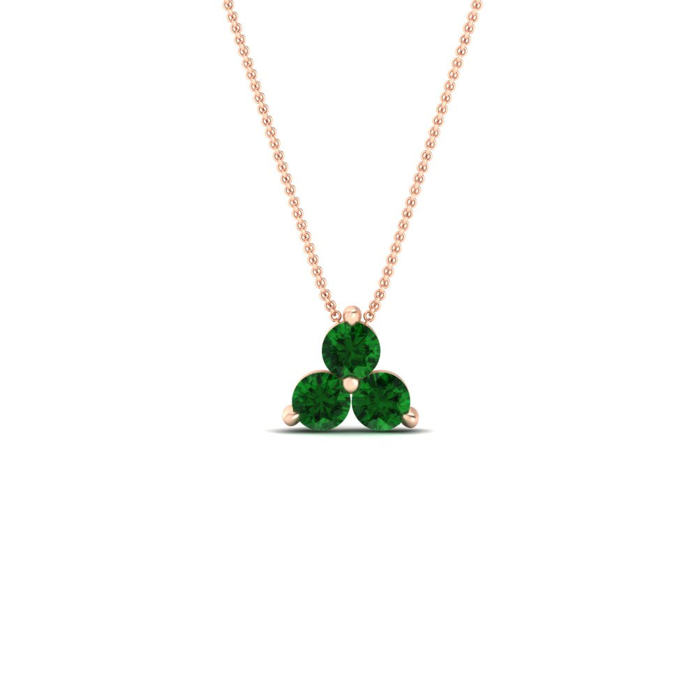 1-carat-anniversary-gift-round-emerald-3-stone-pendant-in-FDPD1129GEMGR-1.00CT-NL-RG