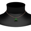 Load image into Gallery viewer, 1-carat-anniversary-gift-round-emerald-3-stone-pendant-in-FDPD1129GEMGR-1.00CT-NL-RG
