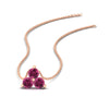 Load image into Gallery viewer, 1-carat-anniversary-gift-round-pink-sapphire-3-stone-pendant-in-FDPD1129GSADRPI-1.00CT-NL-RG
