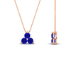 Load image into Gallery viewer, 1-carat-anniversary-gift-round-sapphire-3-stone-pendant-in-FDPD1129GSABL-1.00CT-NL-RG