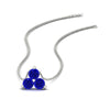 Load image into Gallery viewer, 1-carat-anniversary-gift-round-sapphire-3-stone-pendant-in-FDPD1129GSABL-1.00CT-NL-WG