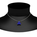 Load image into Gallery viewer, 1-carat-anniversary-gift-round-sapphire-3-stone-pendant-in-FDPD1129GSABL-1.00CT-NL-WG
