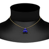 Load image into Gallery viewer, 1-carat-anniversary-gift-round-sapphire-3-stone-pendant-in-FDPD1129GSABL-1.00CT-NL-YG