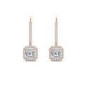 Thumbnail 13 - 1-carat-asscher-cut-halo-diamond-lever-back-earrings-in-rose-gold-FDEAR11235ASANGLE2-1.00-CT-NL-RG